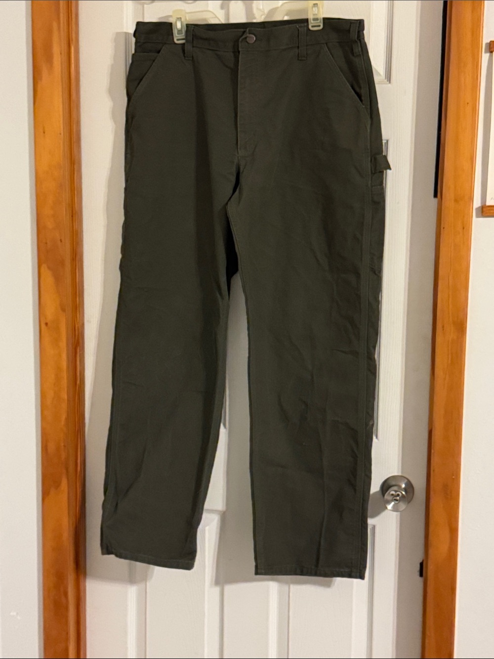 Men's Carhartt Olive Green Work Pants